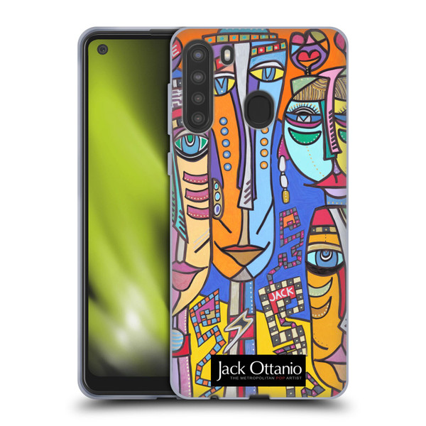 Jack Ottanio Art Naylari Twins Soft Gel Case for Samsung Galaxy A21 (2020)