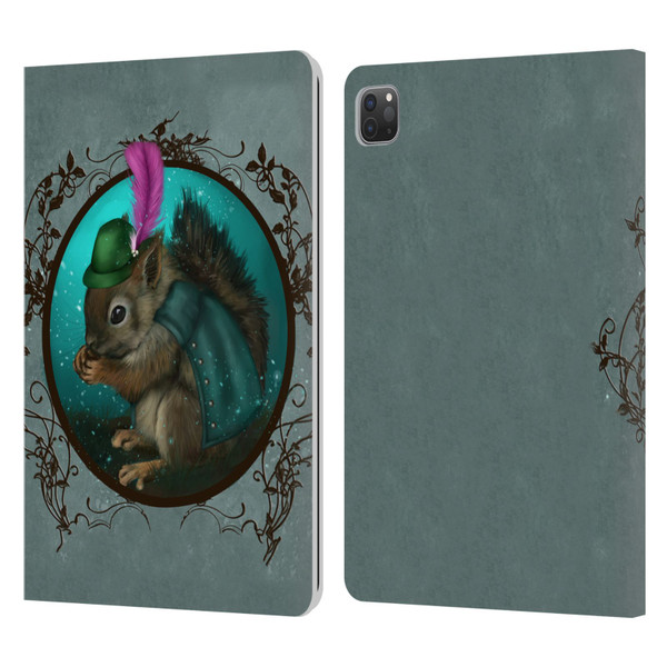 Ash Evans Animals Squirrel Leather Book Wallet Case Cover For Apple iPad Pro 11 2020 / 2021 / 2022