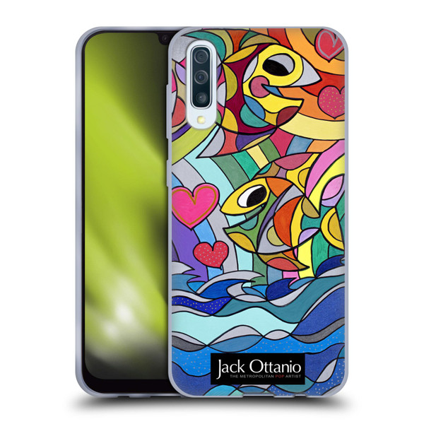 Jack Ottanio Art Happy Fishes Soft Gel Case for Samsung Galaxy A50/A30s (2019)
