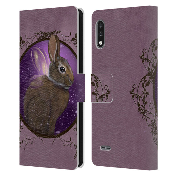 Ash Evans Animals Rabbit Leather Book Wallet Case Cover For LG K22