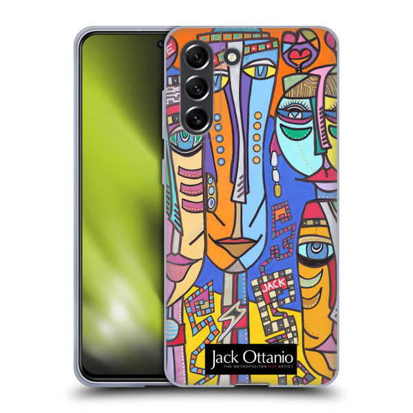 Jack Ottanio Art Naylari Twins Soft Gel Case for Samsung Galaxy S21 FE 5G