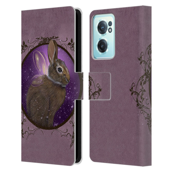 Ash Evans Animals Rabbit Leather Book Wallet Case Cover For OnePlus Nord CE 2 5G