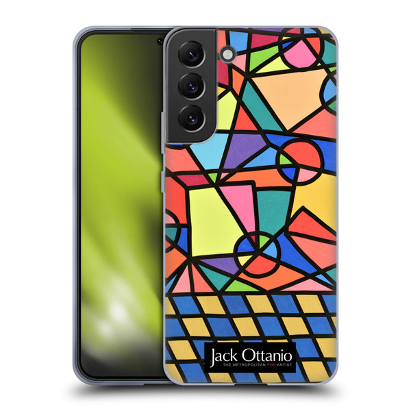 Jack Ottanio Art Caos Geometrico Organizzato Soft Gel Case for Samsung Galaxy S22+ 5G