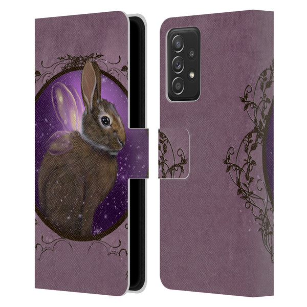 Ash Evans Animals Rabbit Leather Book Wallet Case Cover For Samsung Galaxy A53 5G (2022)
