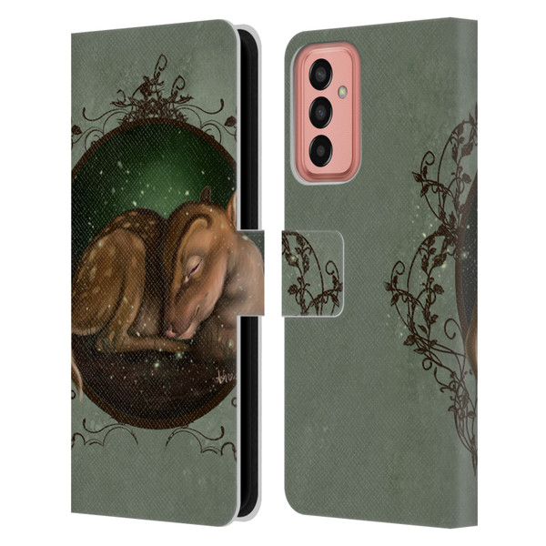 Ash Evans Animals Foundling Fawn Leather Book Wallet Case Cover For Samsung Galaxy M13 (2022)
