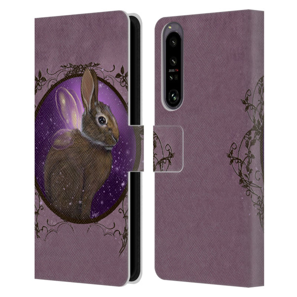 Ash Evans Animals Rabbit Leather Book Wallet Case Cover For Sony Xperia 1 IV