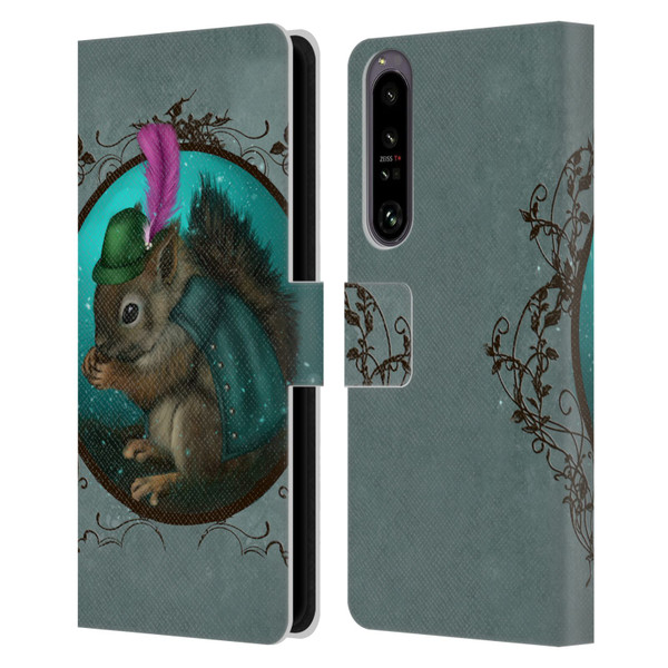 Ash Evans Animals Squirrel Leather Book Wallet Case Cover For Sony Xperia 1 IV