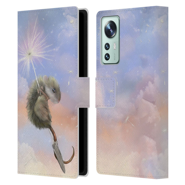 Ash Evans Animals Dandelion Mouse Leather Book Wallet Case Cover For Xiaomi 12