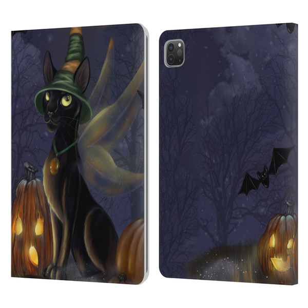 Ash Evans Black Cats The Witching Time Leather Book Wallet Case Cover For Apple iPad Pro 11 2020 / 2021 / 2022
