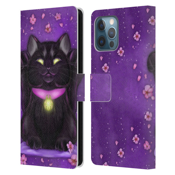 Ash Evans Black Cats Lucky Leather Book Wallet Case Cover For Apple iPhone 12 Pro Max