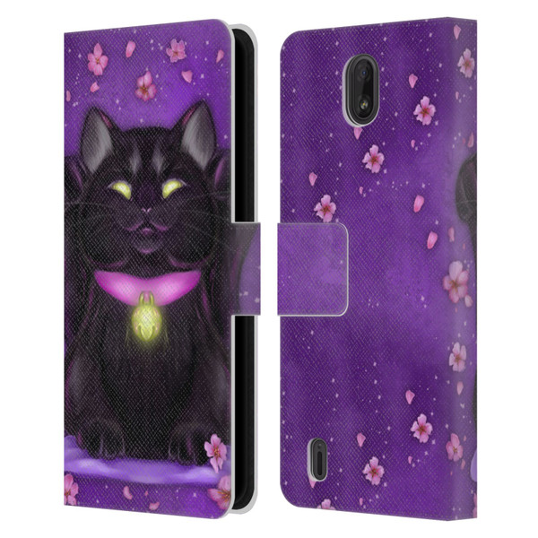 Ash Evans Black Cats Lucky Leather Book Wallet Case Cover For Nokia C01 Plus/C1 2nd Edition