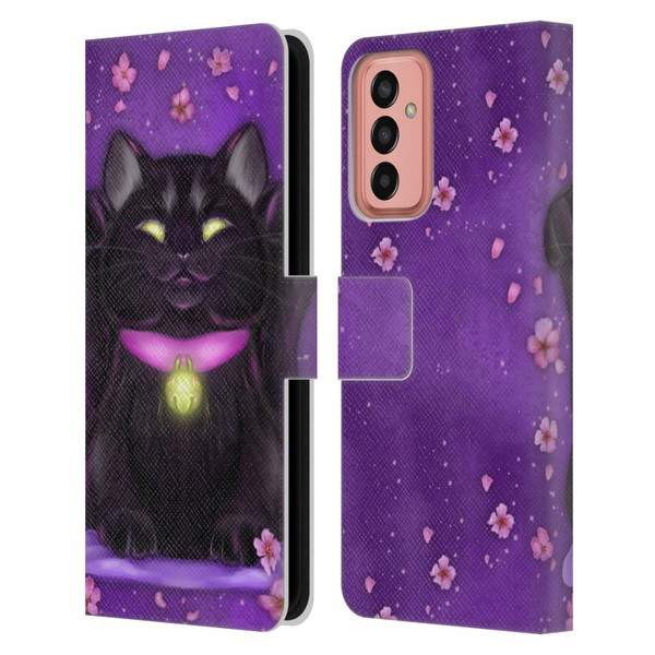 Ash Evans Black Cats Lucky Leather Book Wallet Case Cover For Samsung Galaxy M13 (2022)