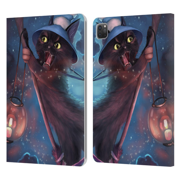 Ash Evans Black Cats 2 Magical Leather Book Wallet Case Cover For Apple iPad Pro 11 2020 / 2021 / 2022