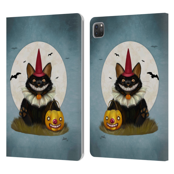 Ash Evans Black Cats 2 Party Cat Leather Book Wallet Case Cover For Apple iPad Pro 11 2020 / 2021 / 2022