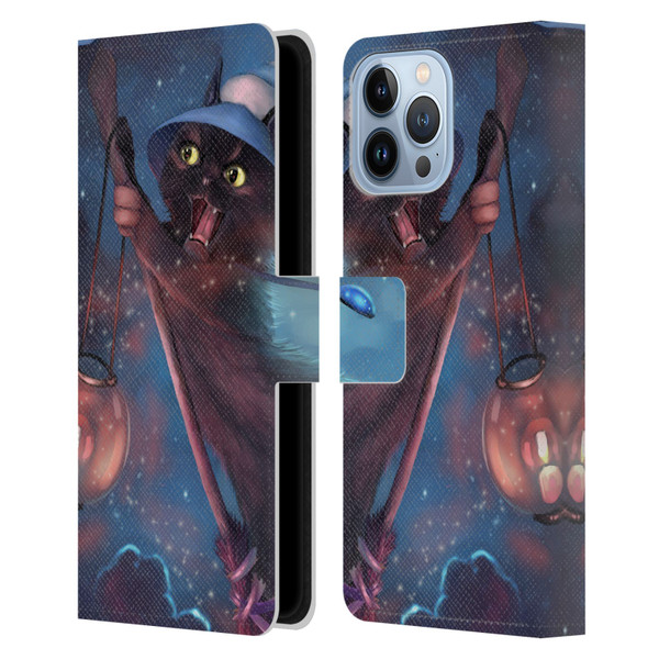 Ash Evans Black Cats 2 Magical Leather Book Wallet Case Cover For Apple iPhone 13 Pro Max