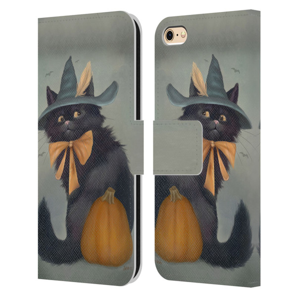 Ash Evans Black Cats 2 Familiar Feeling Leather Book Wallet Case Cover For Apple iPhone 6 / iPhone 6s