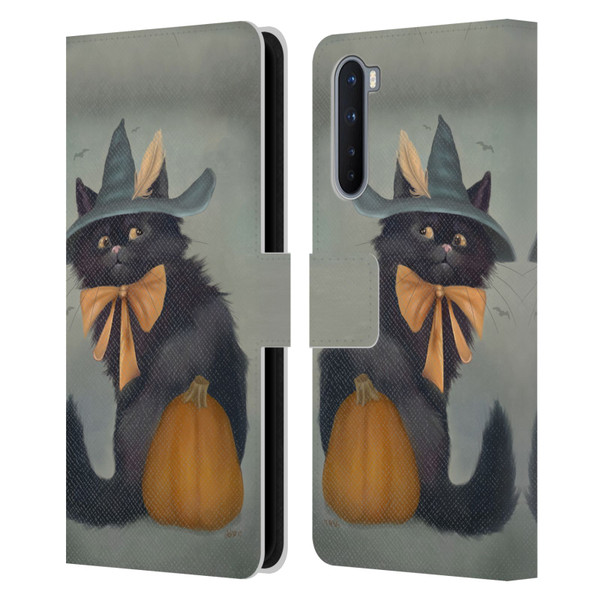 Ash Evans Black Cats 2 Familiar Feeling Leather Book Wallet Case Cover For OnePlus Nord 5G