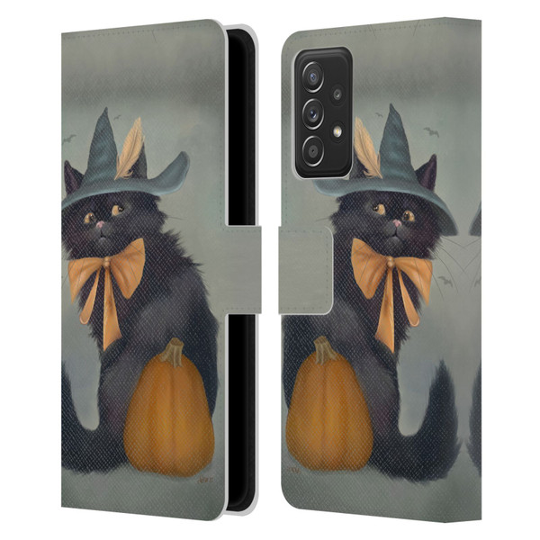 Ash Evans Black Cats 2 Familiar Feeling Leather Book Wallet Case Cover For Samsung Galaxy A53 5G (2022)