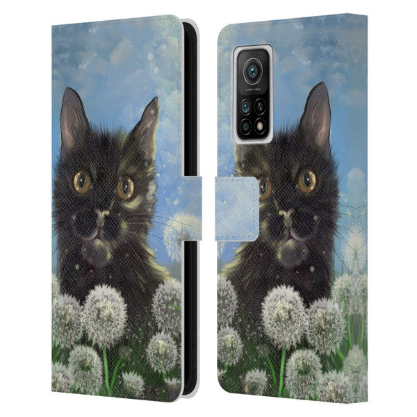 Ash Evans Black Cats 2 Golden Afternoon Leather Book Wallet Case Cover For Xiaomi Mi 10T 5G