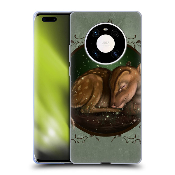 Ash Evans Animals Foundling Fawn Soft Gel Case for Huawei Mate 40 Pro 5G