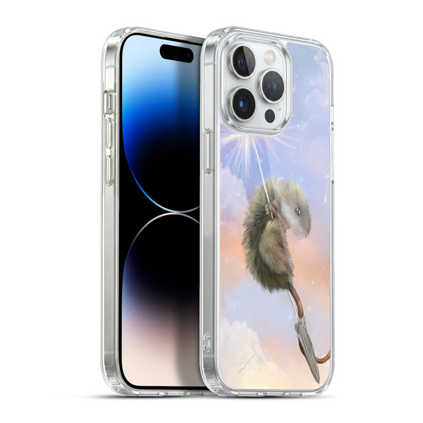 Ash Evans Animals Dandelion Mouse Soft Gel Case for Apple iPhone 13 Pro Max & MagSafe