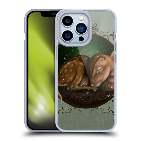 Ash Evans Animals Foundling Fawn Soft Gel Case for Apple iPhone 13 Pro