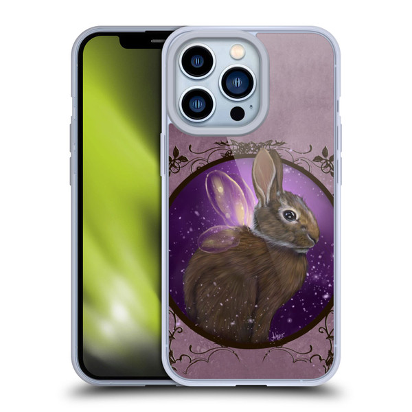 Ash Evans Animals Rabbit Soft Gel Case for Apple iPhone 13 Pro