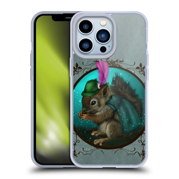 Ash Evans Animals Squirrel Soft Gel Case for Apple iPhone 13 Pro