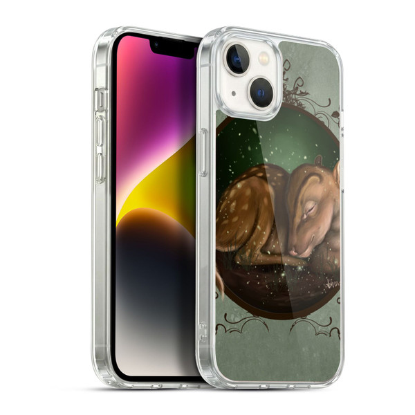 Ash Evans Animals Foundling Fawn Soft Gel Case for Apple iPhone 14 Plus & MagSafe