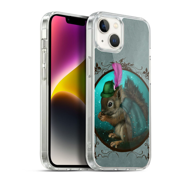 Ash Evans Animals Squirrel Soft Gel Case for Apple iPhone 14 Plus & MagSafe