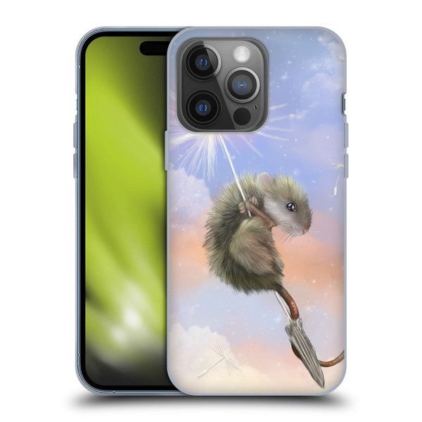 Ash Evans Animals Dandelion Mouse Soft Gel Case for Apple iPhone 14 Pro