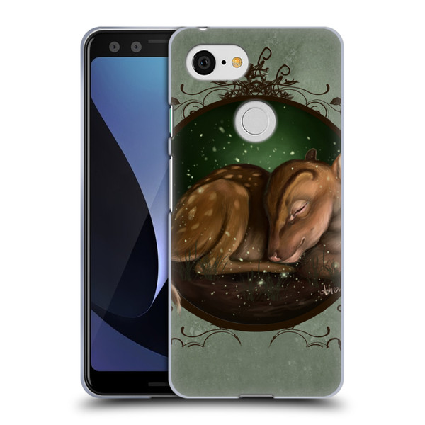 Ash Evans Animals Foundling Fawn Soft Gel Case for Google Pixel 3