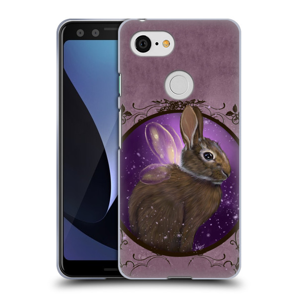 Ash Evans Animals Rabbit Soft Gel Case for Google Pixel 3