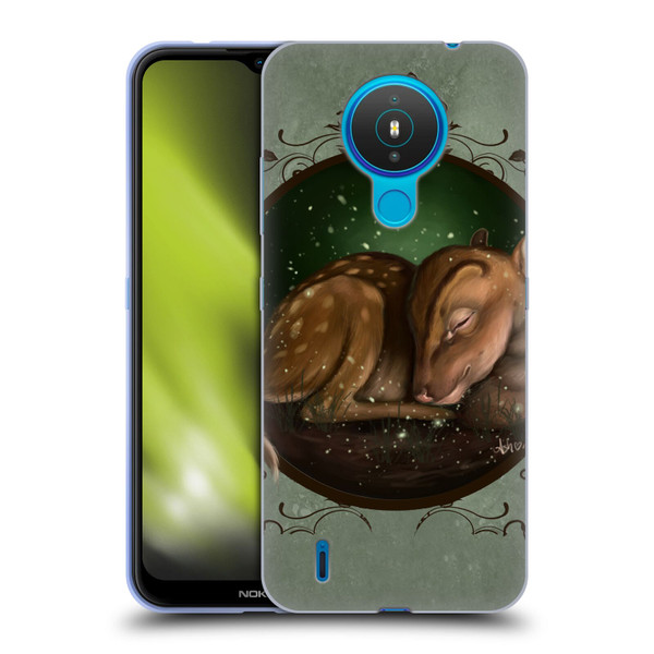 Ash Evans Animals Foundling Fawn Soft Gel Case for Nokia 1.4