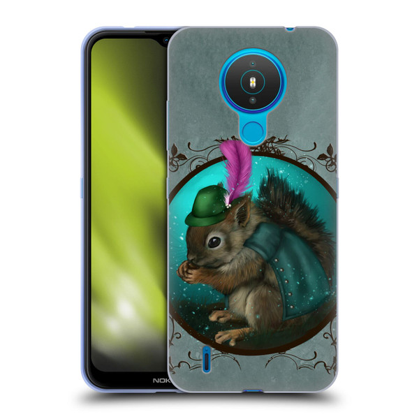 Ash Evans Animals Squirrel Soft Gel Case for Nokia 1.4