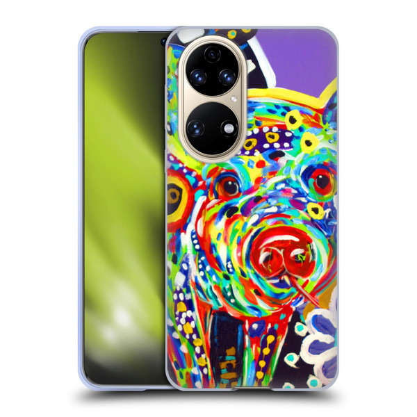 Mad Dog Art Gallery Animals Pig Soft Gel Case for Huawei P50