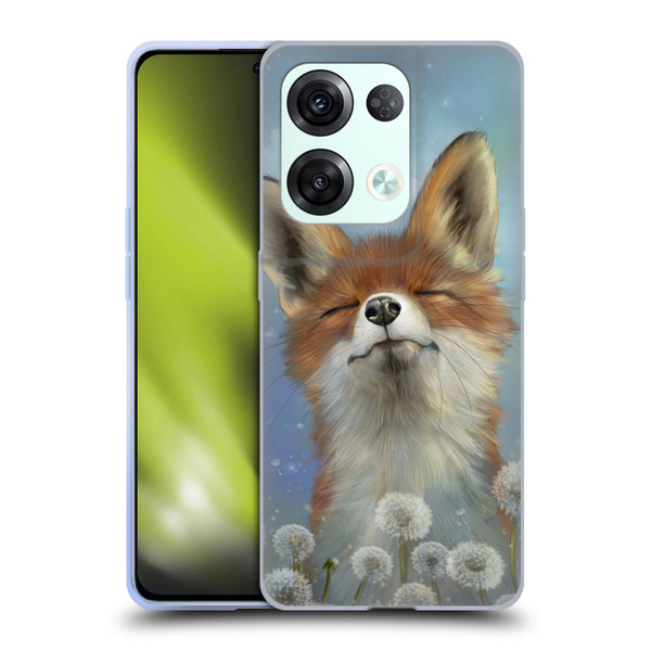 Ash Evans Animals Dandelion Fox Soft Gel Case for OPPO Reno8 Pro
