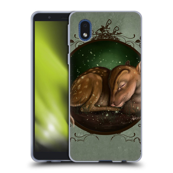 Ash Evans Animals Foundling Fawn Soft Gel Case for Samsung Galaxy A01 Core (2020)