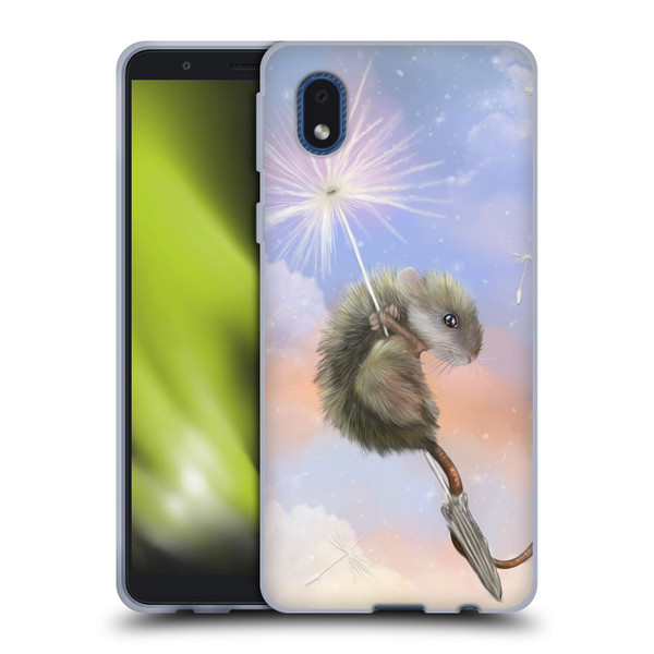 Ash Evans Animals Dandelion Mouse Soft Gel Case for Samsung Galaxy A01 Core (2020)