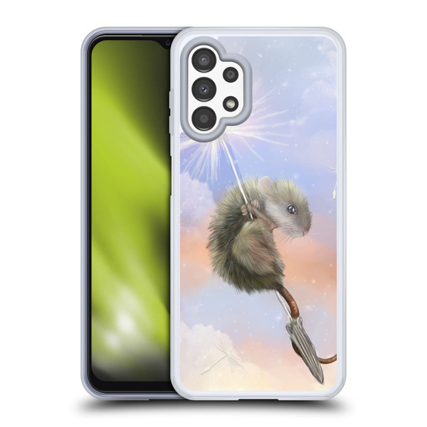 Ash Evans Animals Dandelion Mouse Soft Gel Case for Samsung Galaxy A13 (2022)
