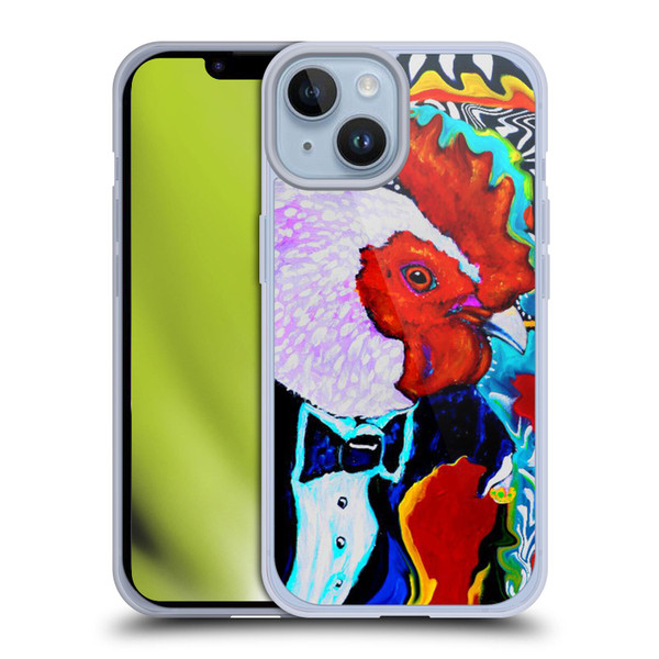 Mad Dog Art Gallery Animals Rooster Soft Gel Case for Apple iPhone 14