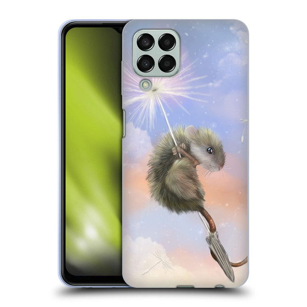 Ash Evans Animals Dandelion Mouse Soft Gel Case for Samsung Galaxy M33 (2022)