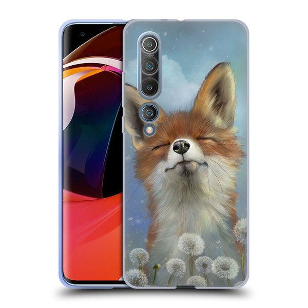 Ash Evans Animals Dandelion Fox Soft Gel Case for Xiaomi Mi 10 5G / Mi 10 Pro 5G