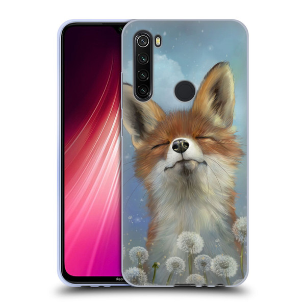 Ash Evans Animals Dandelion Fox Soft Gel Case for Xiaomi Redmi Note 8T