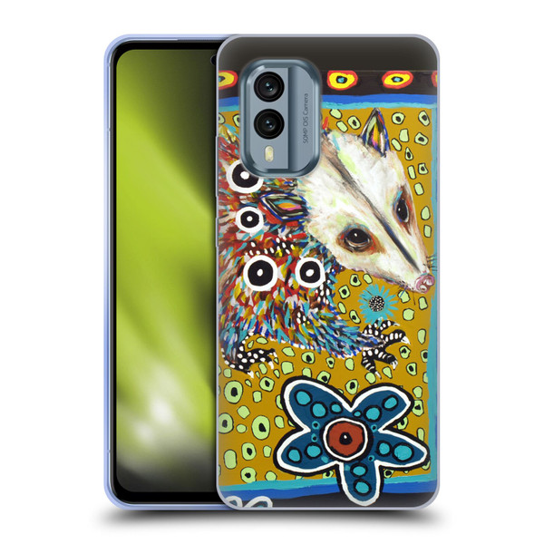 Mad Dog Art Gallery Animals Possum Soft Gel Case for Nokia X30