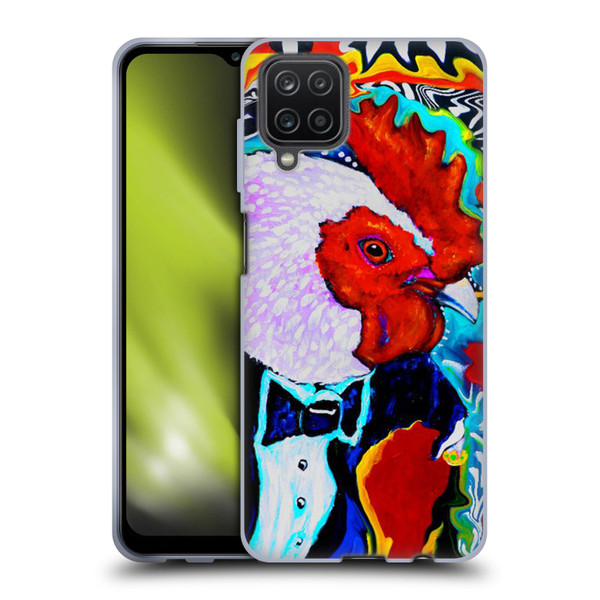 Mad Dog Art Gallery Animals Rooster Soft Gel Case for Samsung Galaxy A12 (2020)