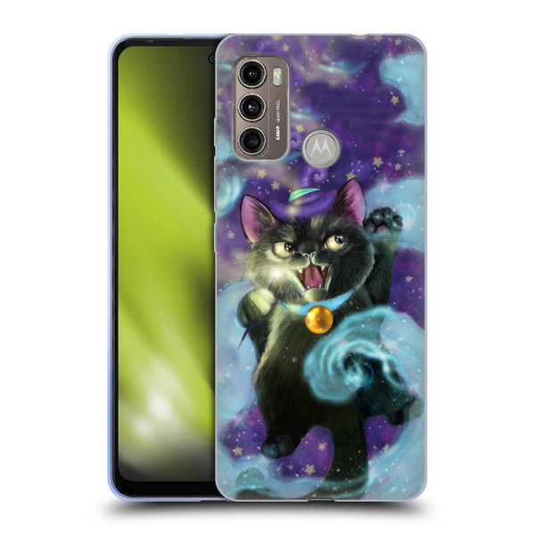 Ash Evans Black Cats Magic Witch Soft Gel Case for Motorola Moto G60 / Moto G40 Fusion