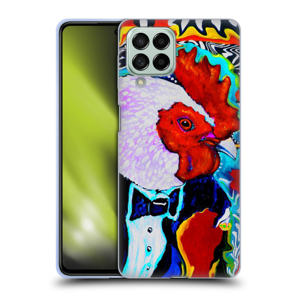 Mad Dog Art Gallery Animals Rooster Soft Gel Case for Samsung Galaxy M53 (2022)