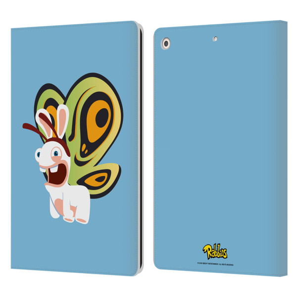 Rabbids Costumes Butterfly Leather Book Wallet Case Cover For Apple iPad 10.2 2019/2020/2021