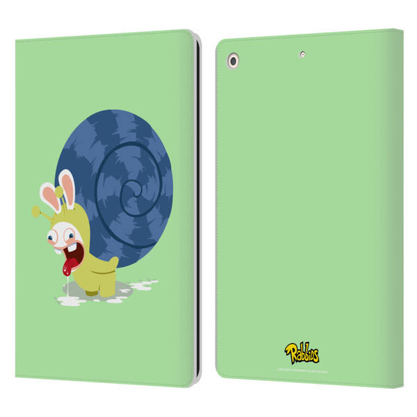 Rabbids Costumes Snail Leather Book Wallet Case Cover For Apple iPad 10.2 2019/2020/2021